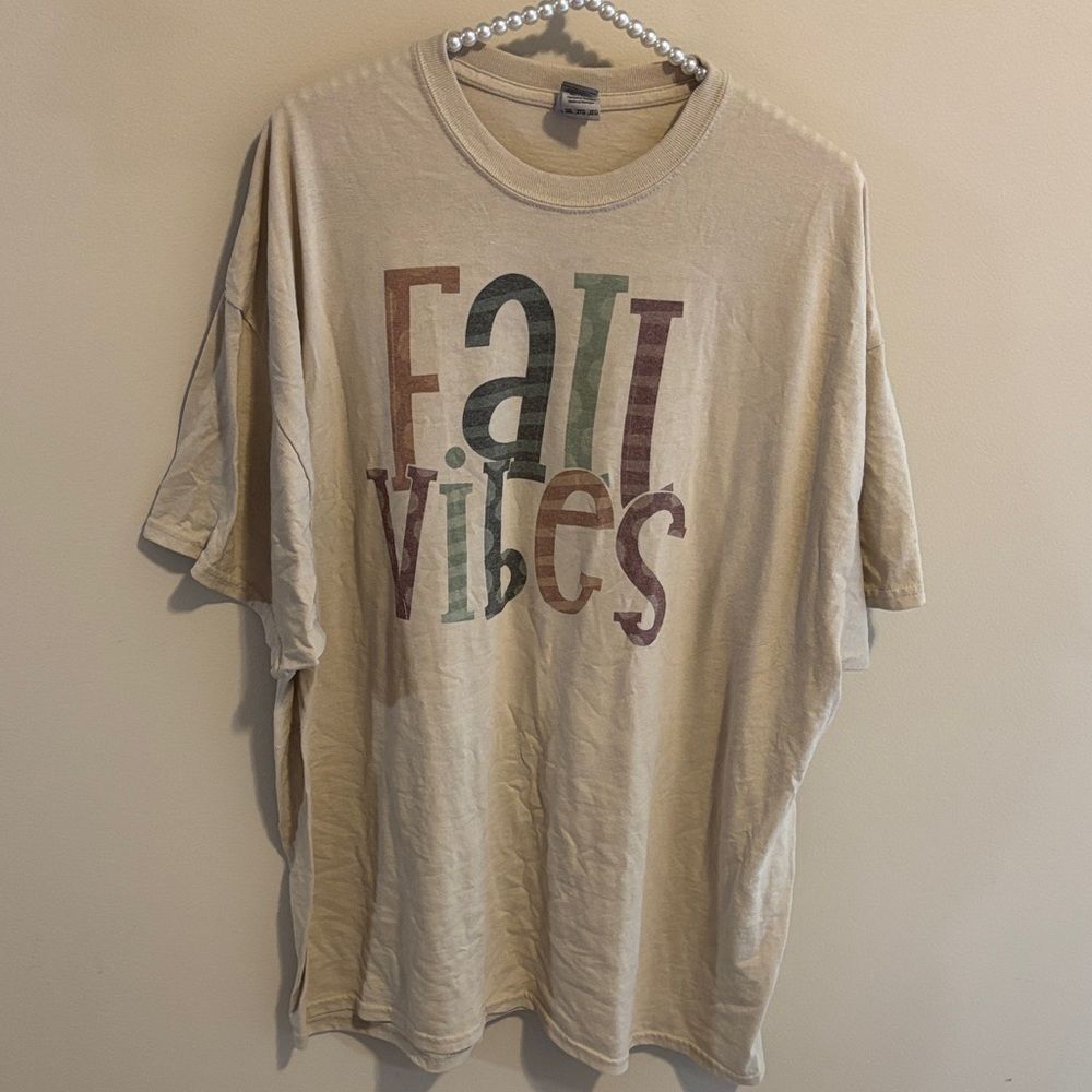 Fall vibes tshirt size 2xl